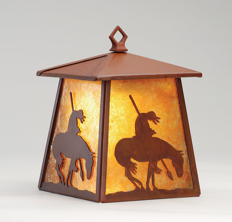 Meyda Tiffany 82657 One Light Wall Sconce, Rust