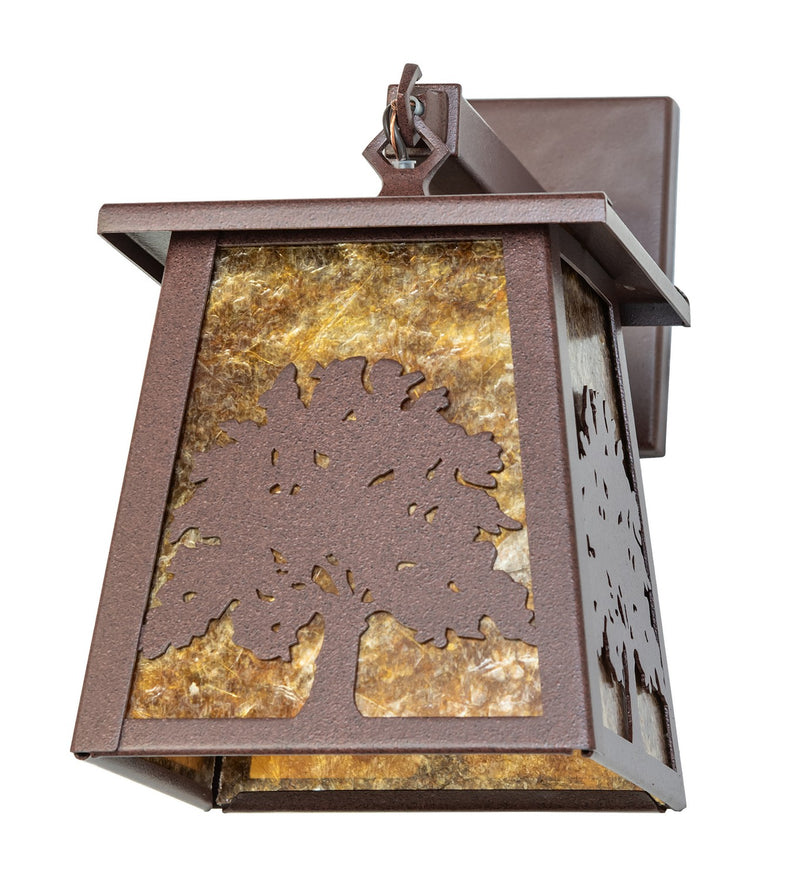 Meyda Tiffany 82677 One Light Wall Sconce, Rust