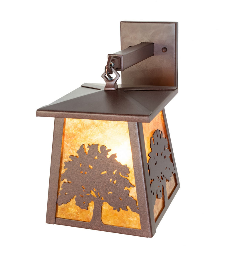 Meyda Tiffany 82677 One Light Wall Sconce, Rust