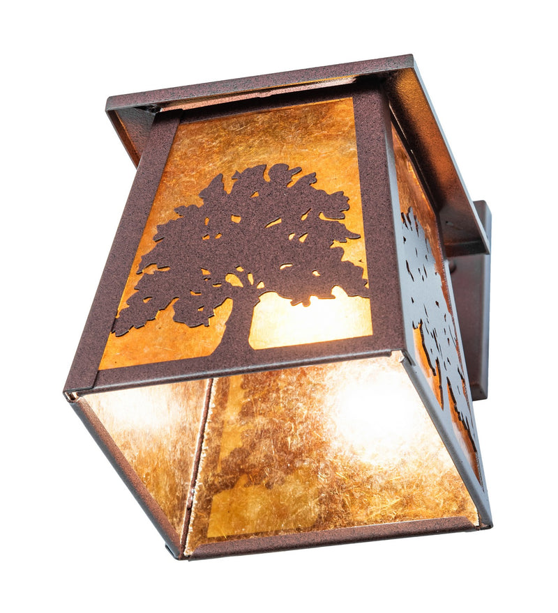 Meyda Tiffany 82677 One Light Wall Sconce, Rust