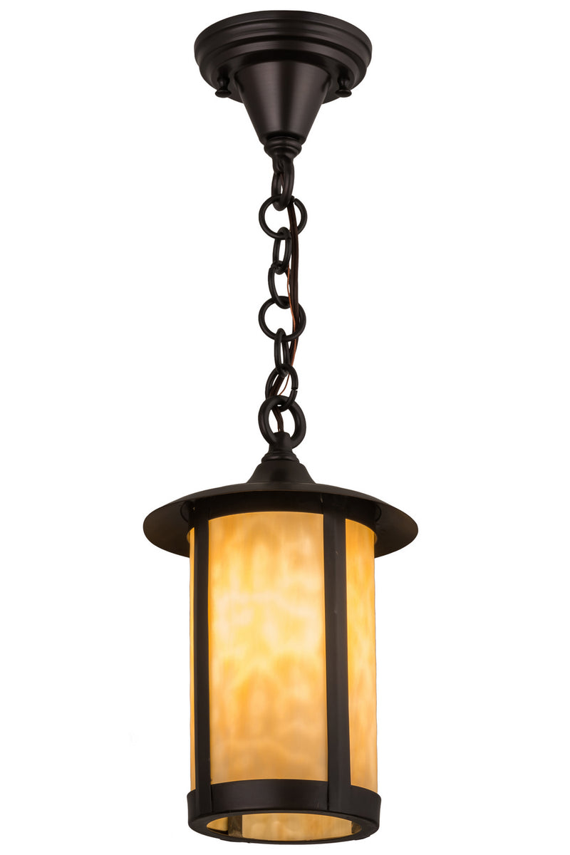 Meyda Tiffany 99117 One Light Pendant, Craftsman Brown