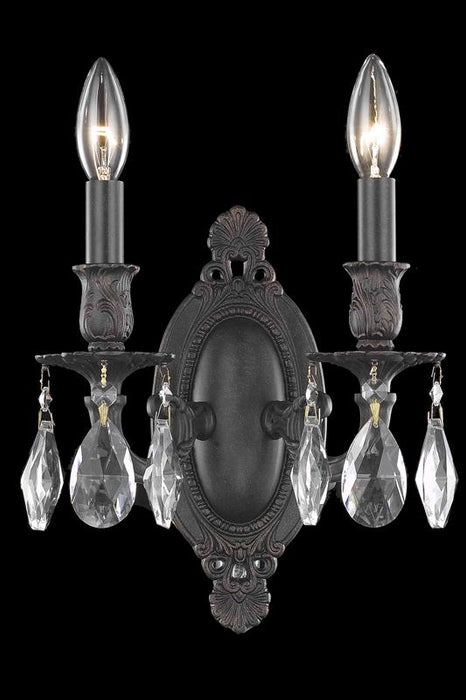 Elegant Lighting 8202W9DB/RC Two Light Chandelier