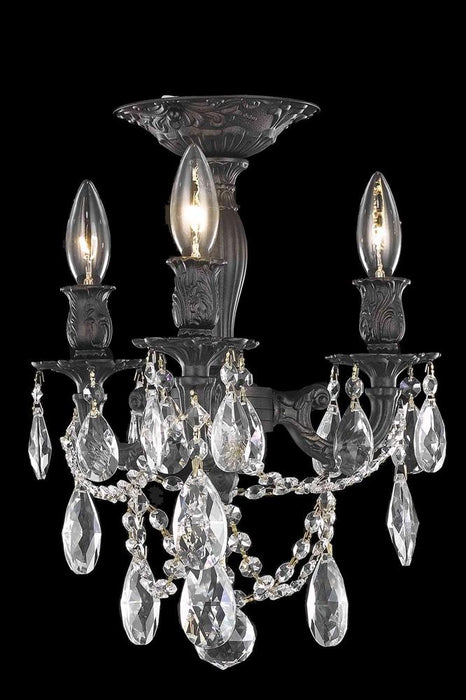 Elegant Lighting 8203F13DB/RC Three Light Chandelier