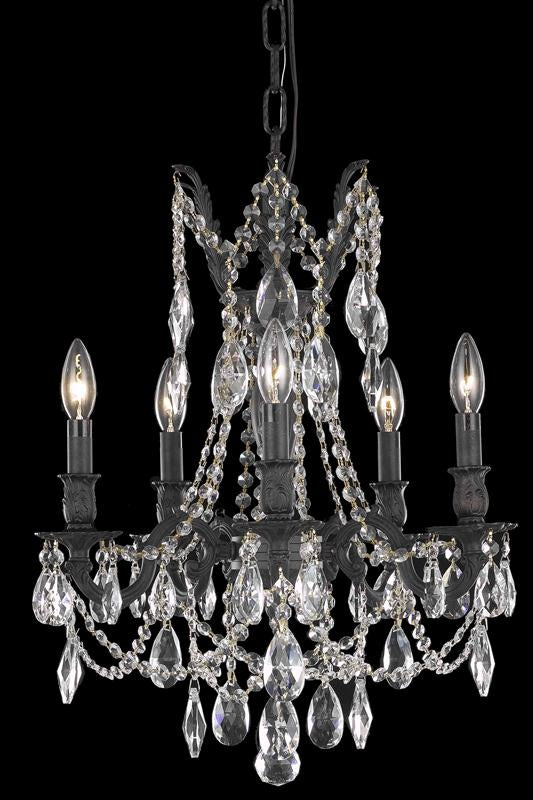 Elegant Lighting 8205D18DB/RC Five Light Chandelier