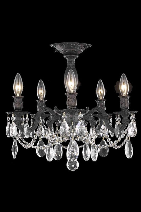 Elegant Lighting 8205F18DB/RC Five Light Chandelier