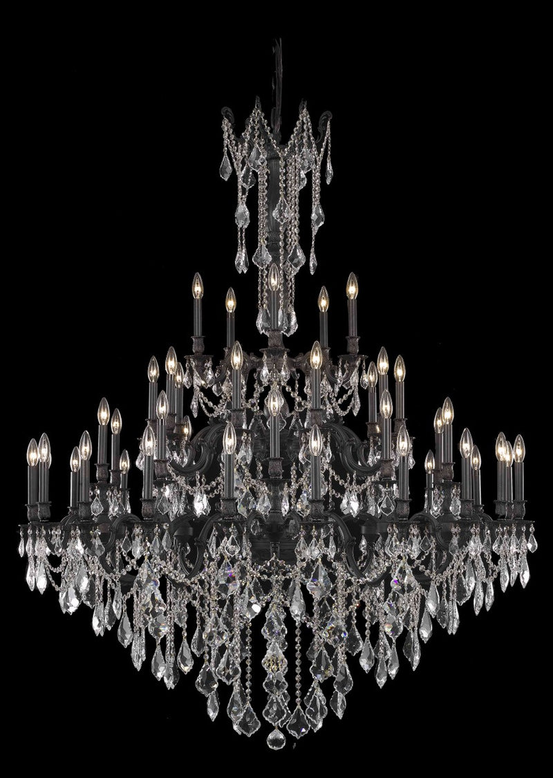 Elegant Lighting 9245G54DB/RC 45 Light Chandelier, Dark Bronze
