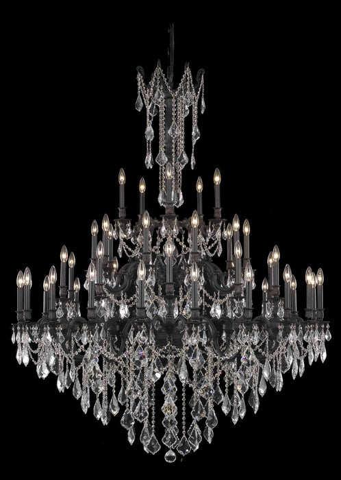 Elegant Lighting 9245G54DB/RC 45 Light Chandelier, Dark Bronze