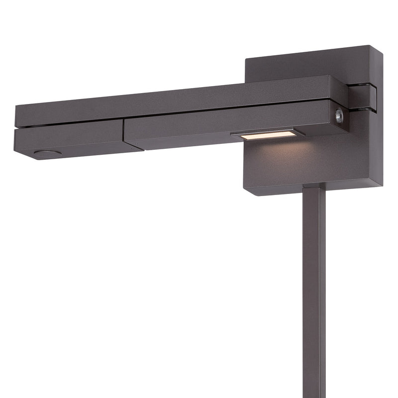W.A.C. Lighting BL-1021L-BZ LED Swing Arm Wall Lamp, Bronze