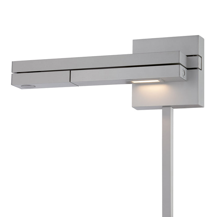 W.A.C. Lighting BL-1021L-TT LED Swing Arm Wall Lamp, Titanium
