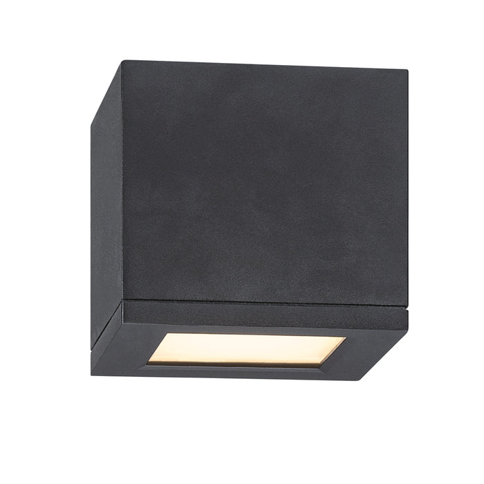 W.A.C. Lighting FM-W2505-BK LED Flush Mount, Black