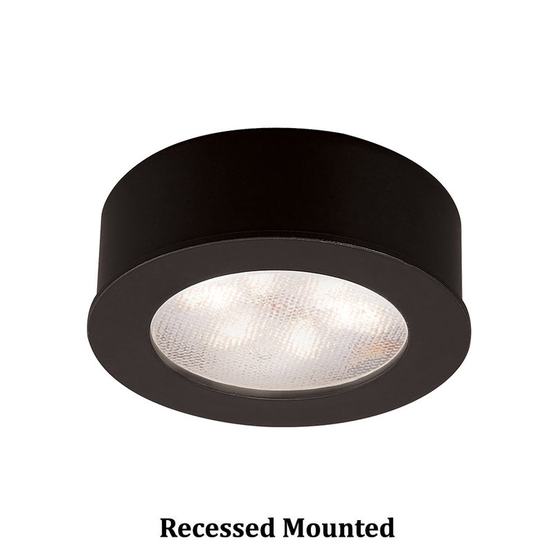 W.A.C. Lighting HR-LED87-BK LED Button Light, Black