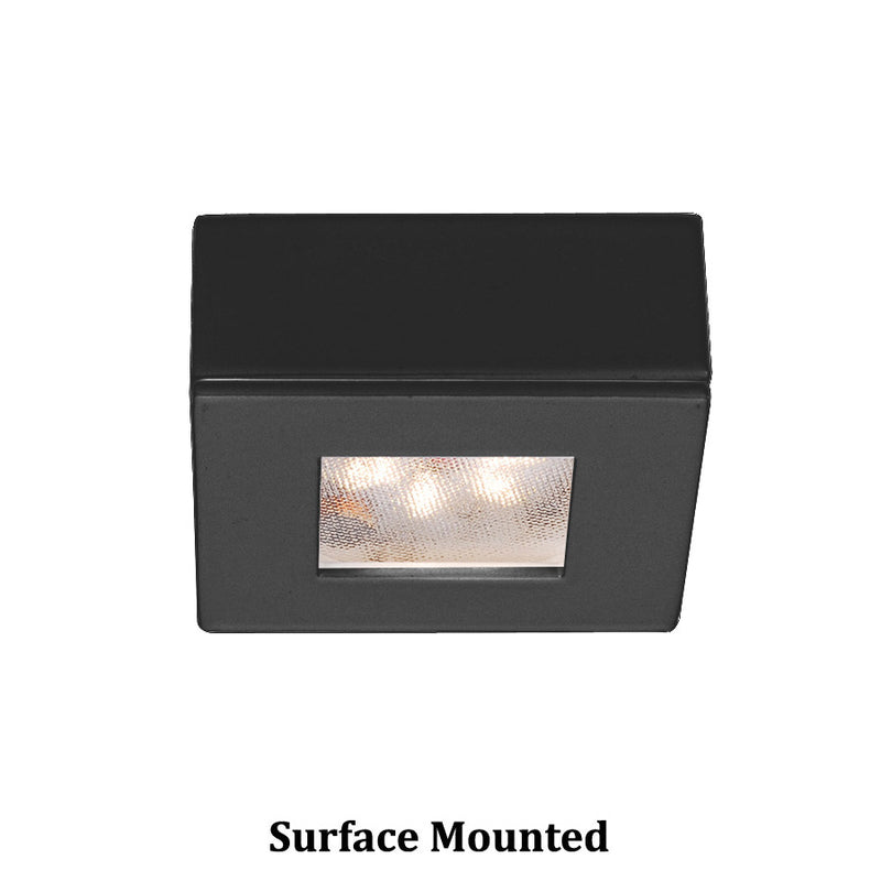 W.A.C. Lighting HR-LED87S-BK LED Button Light, Black