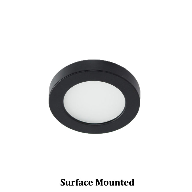 W.A.C. Lighting HR-LED90-27-BK LED Button Light, Black