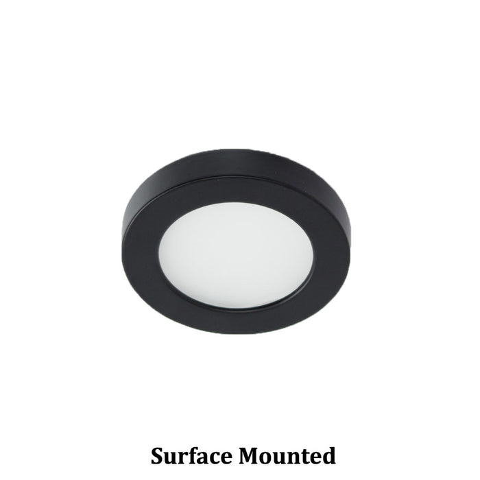 W.A.C. Lighting HR-LED90-27-BK LED Button Light, Black