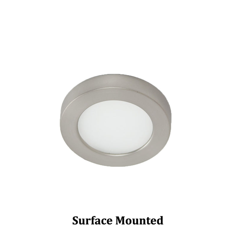 W.A.C. Lighting HR-LED90-27-BN LED Button Light, Brushed Nickel