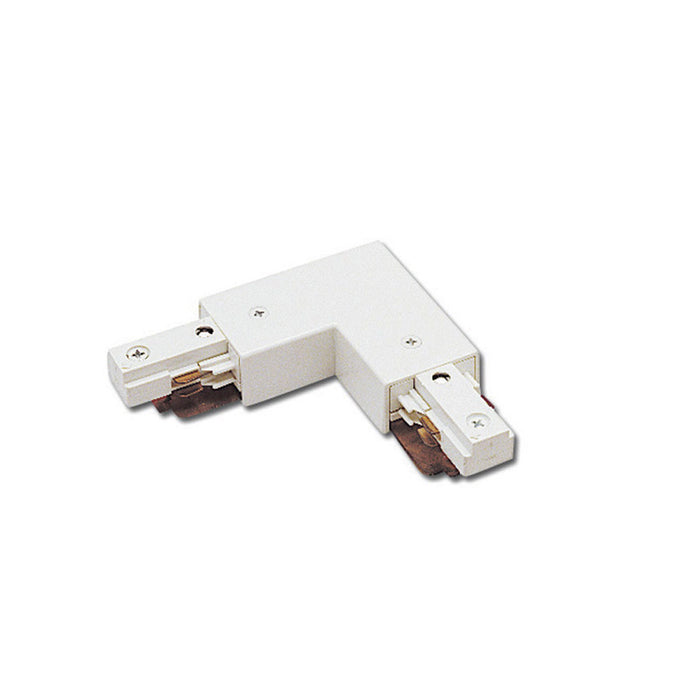 W.A.C. Lighting J2-LLEFT-WT Track Connector, White