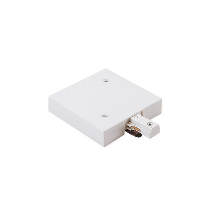 W.A.C. Lighting J2-TBLE-WT 2-Circuit Drop Ceiling Live End Feed, White