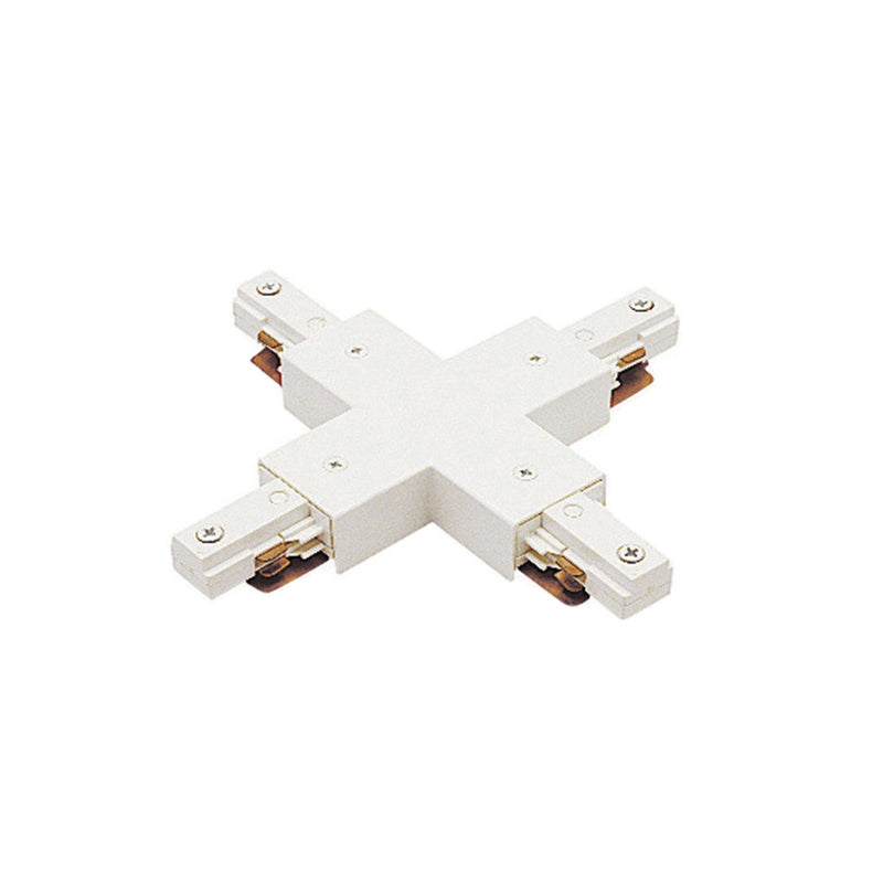 W.A.C. Lighting J2-X-WT Track Connector, White