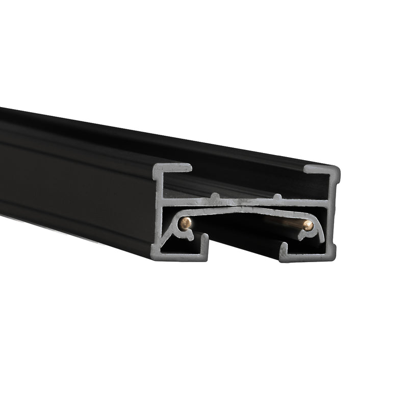 W.A.C. Lighting JT4-BK Track Single Circuit, Black