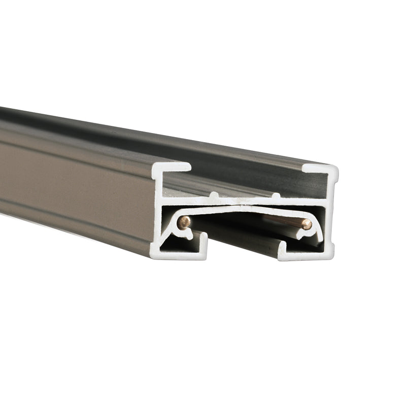 W.A.C. Lighting JT4-BN Track Single Circuit, Brushed Nickel
