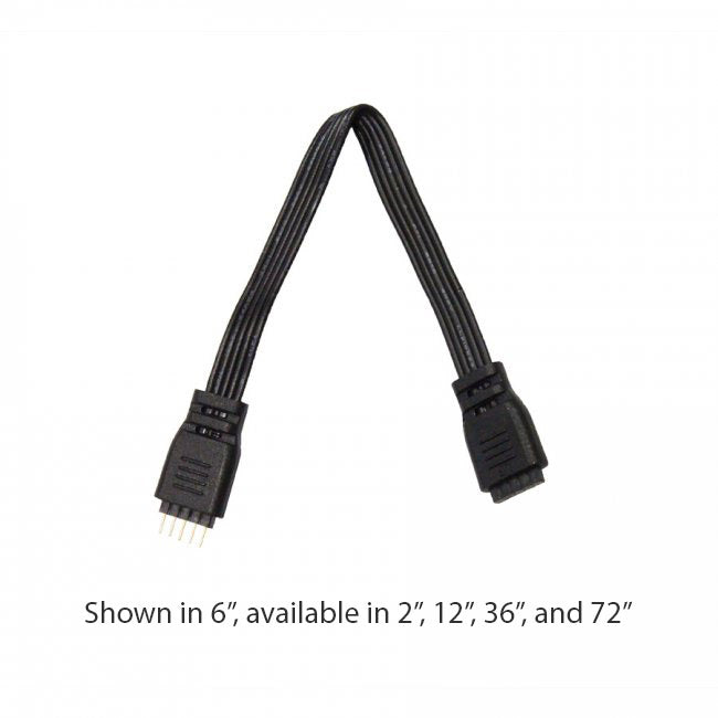 W.A.C. Lighting LED-TC-IC6 Connector, Black