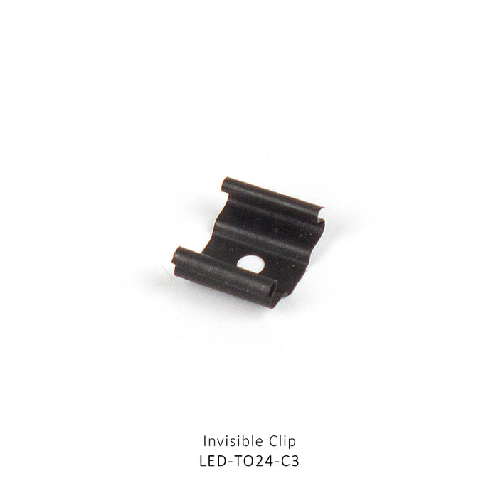 W.A.C. Lighting LED-TO24-C3 Mounting Clips, Black