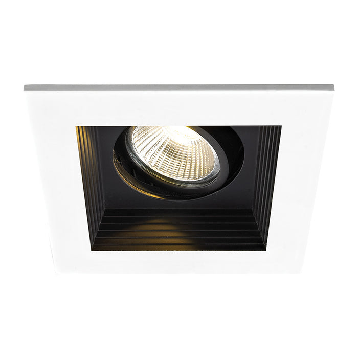 W.A.C. Lighting MT-3LD111NA-F930BK LED Single Light New Construction Housing with Trim and Light Engine, Black