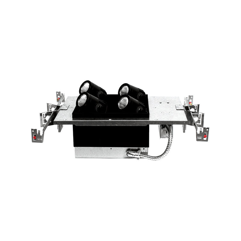 W.A.C. Lighting MT4LD221NE-S40-BK LED Housing with Light Engine, Black