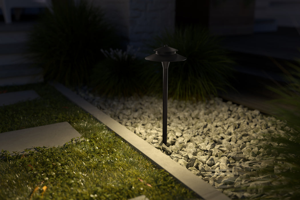 Kichler 15480CBR One Light Path Light, Centennial Brass