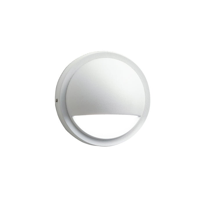 Kichler 15764WHT27R LED Deck Light, Textured White