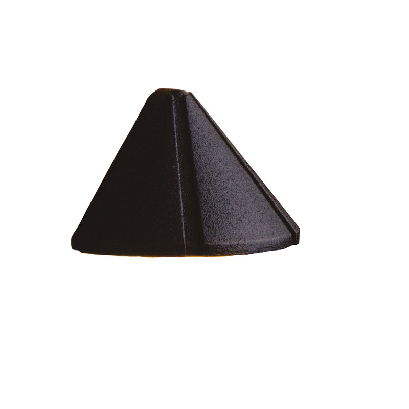Kichler 15765BKT27R LED Deck Light, Textured Black