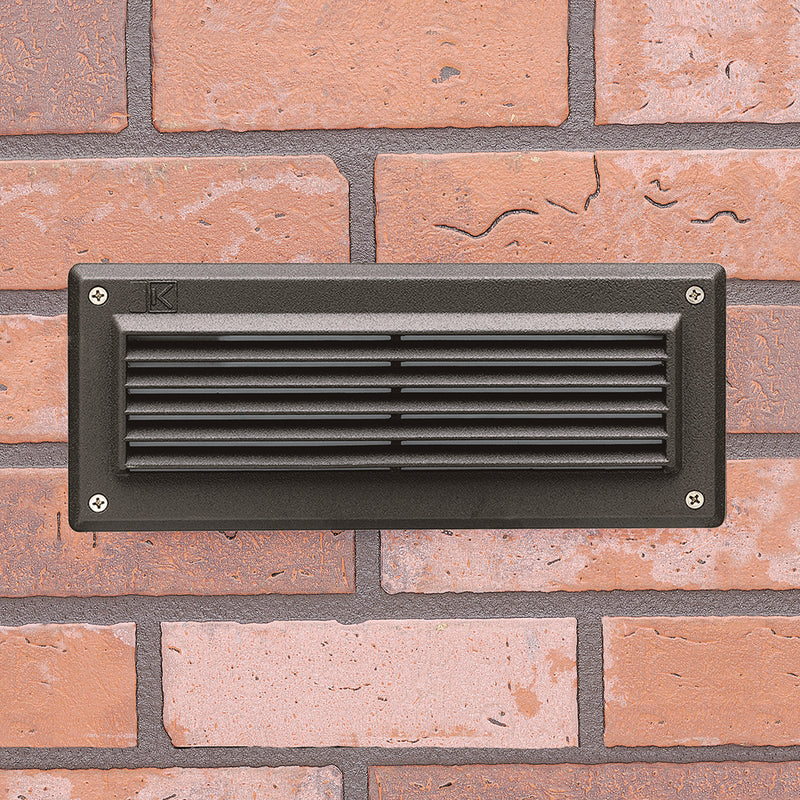 Kichler 15773AZT30R LED Brick Light, Textured Architectural Bronze