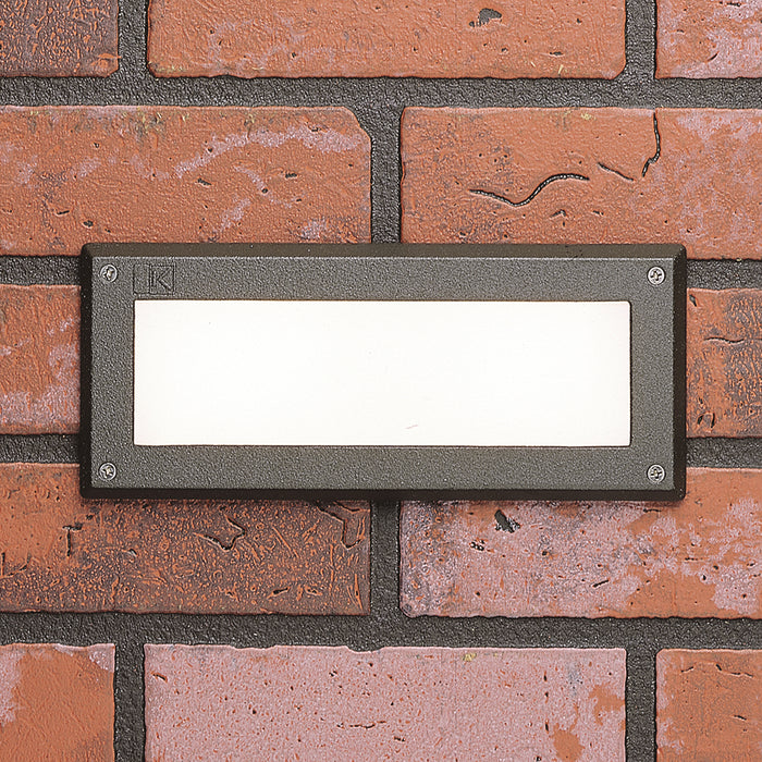 Kichler 15774AZT30R LED Brick Light, Textured Architectural Bronze