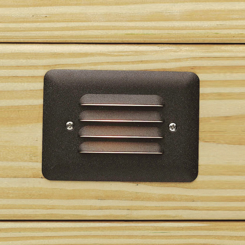 Kichler 15782AZT27R LED Step Light, Textured Architectural Bronze