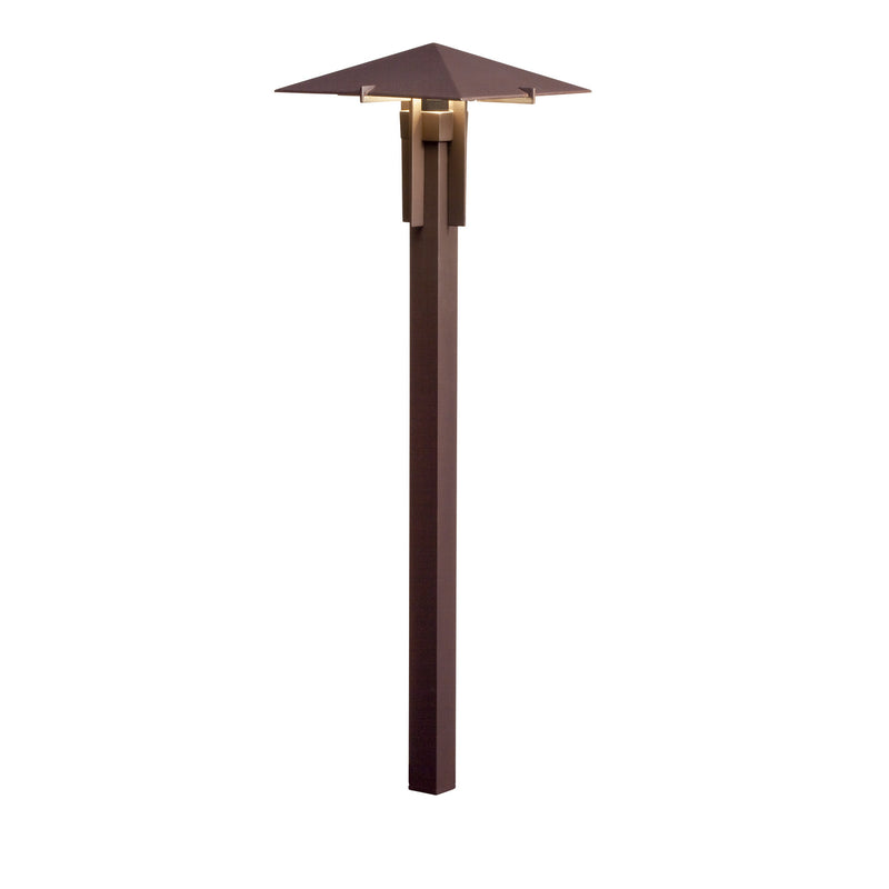 Kichler 15803AZT30R LED Path Light, Textured Architectural Bronze