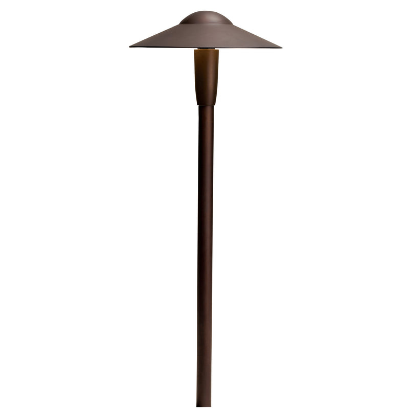 Kichler 15810AZT30R LED Path Light, Textured Architectural Bronze