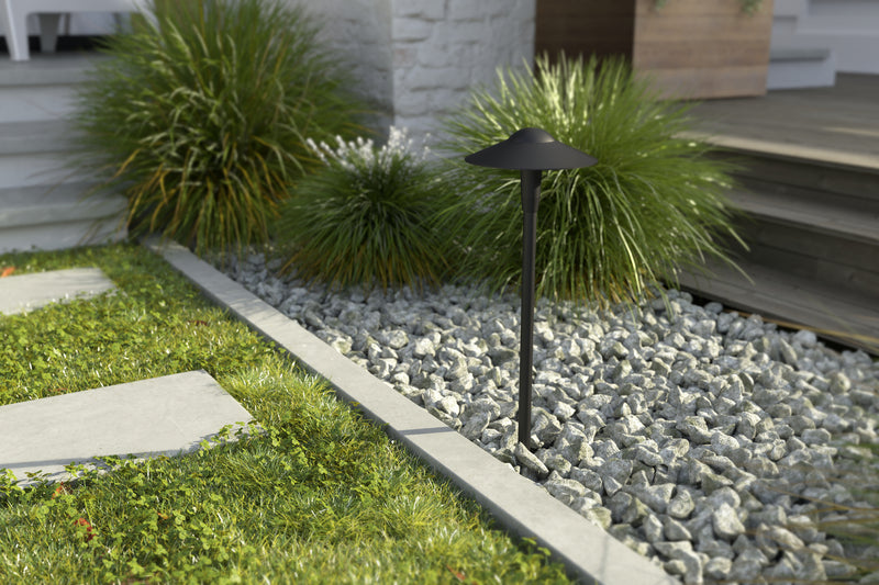 Kichler 15810BKT27R LED Path Light, Textured Black