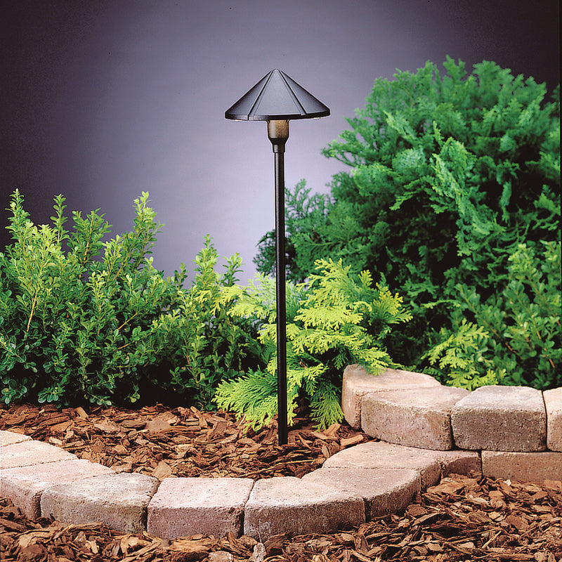 Kichler 15826BKT30R LED Path Light, Textured Black
