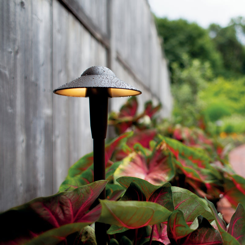 Kichler 15870AZT27R LED Path Light, Textured Architectural Bronze