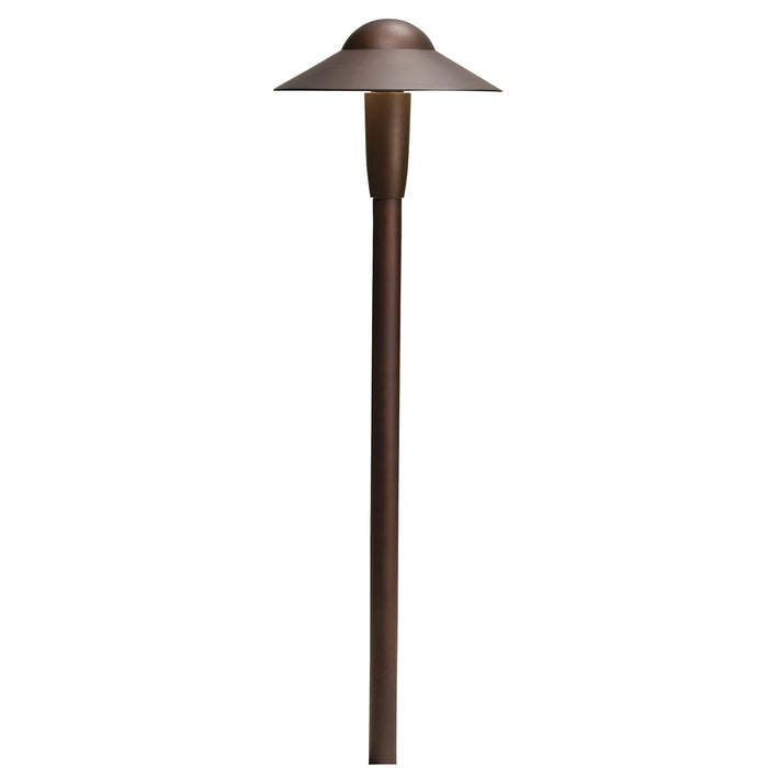 Kichler 15870AZT30R LED Path Light, Textured Architectural Bronze