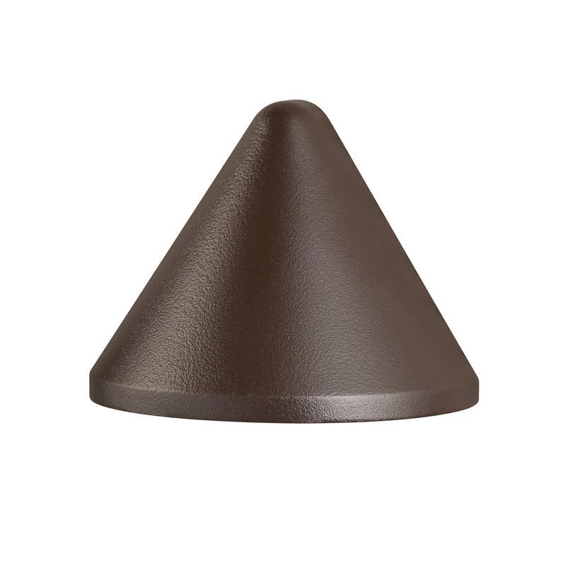 Kichler 16110AZT27 LED Deck Light, Textured Architectural Bronze
