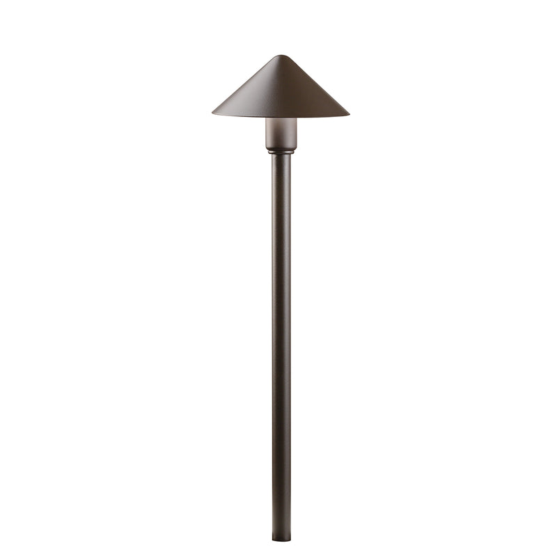 Kichler 16120AZT30 LED Path Light, Textured Architectural Bronze