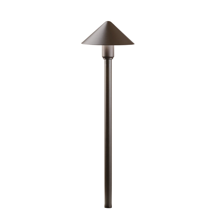 Kichler 16120AZT30 LED Path Light, Textured Architectural Bronze