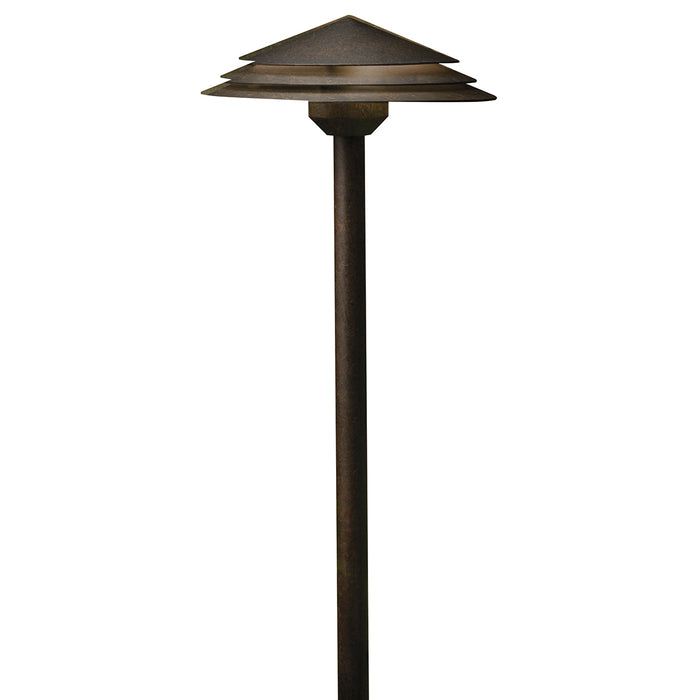 Kichler 16124AGZ30 LED Path Light, Aged Bronze