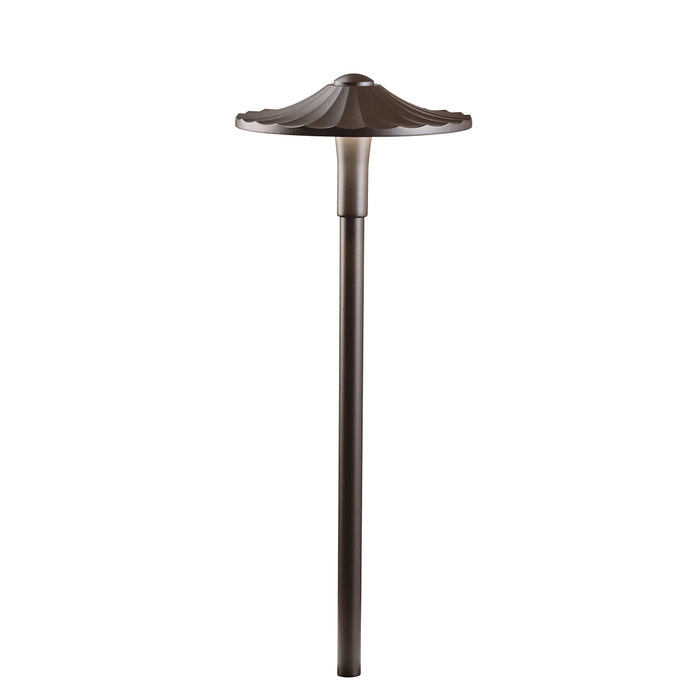 Kichler 16125AZT27 LED Path Light, Textured Architectural Bronze
