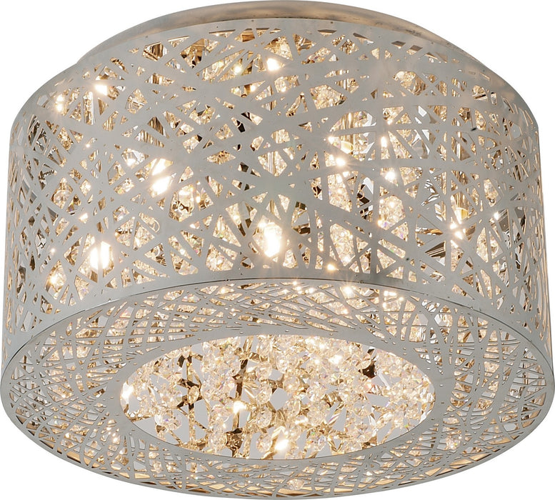 ET2 E21300-10PC/BUL LED Flush Mount, Polished Chrome