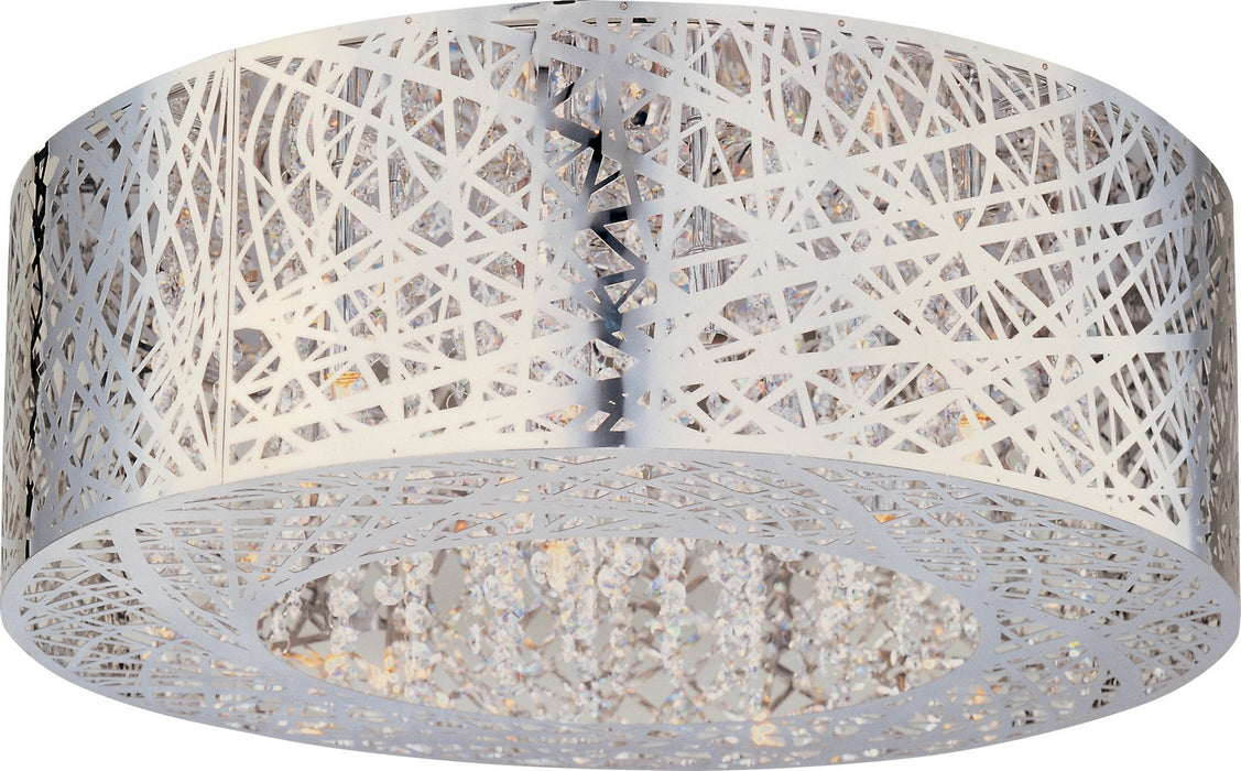 ET2 E21301-10PC/BUL LED Flush Mount, Polished Chrome