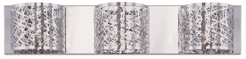 ET2 E21316-10PC/BUL LED Bath Vanity, Polished Chrome