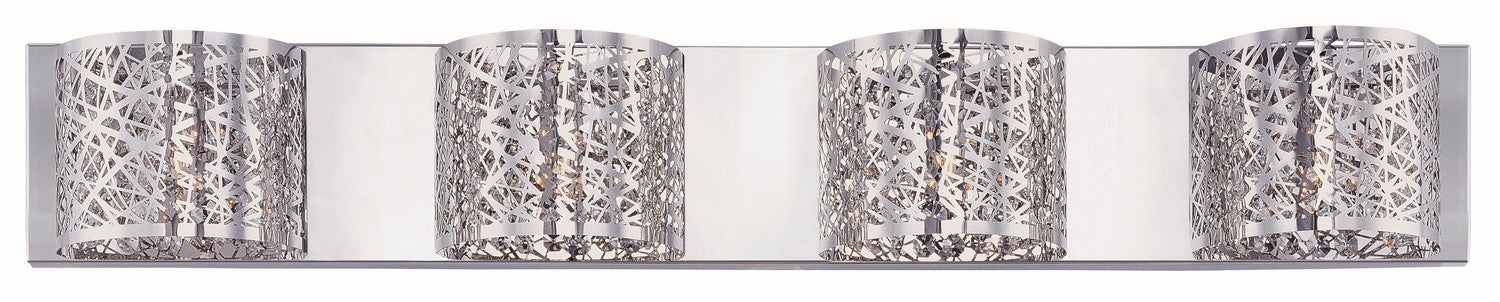 ET2 E21317-10PC/BUL LED Bath Vanity, Polished Chrome