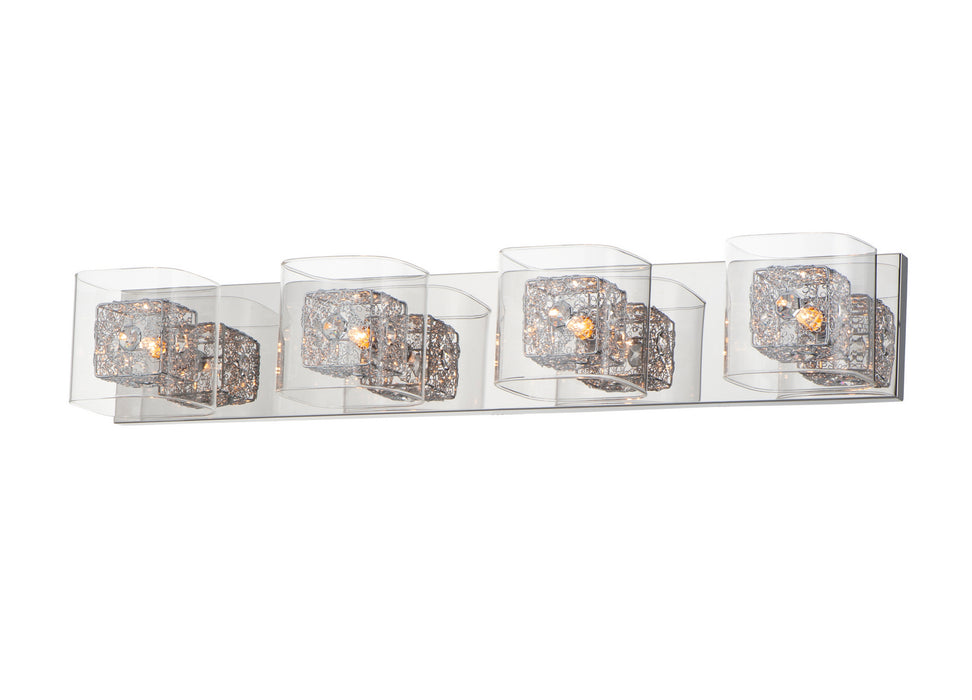 ET2 E22834-18PCPC LED Bath Vanity, Polished Chrome